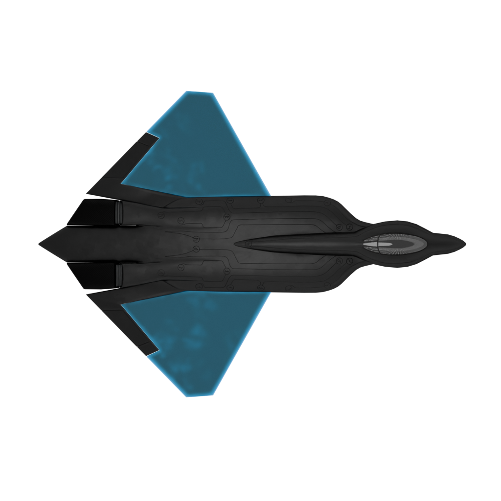 SRX-3 Tempest aircraft in the base finish finish.